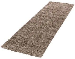 Dywan shaggy jednokolorowy cappuccino 80 cm x 250 cm