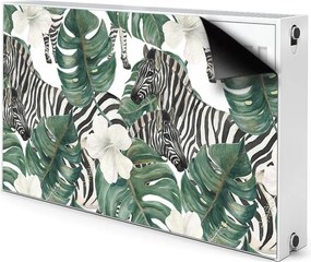 Maskownica dekoracyjna grzejnika Zebry w liściach