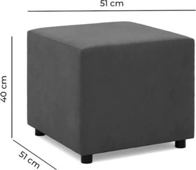 Pufa Salty 50x50 lub 70x70 – nowoczesna pufa do salonu, sypialni
