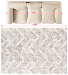 Dywan Larena beige/sand 160x230 cm