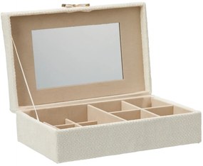 Szkatułka na biżuterię z kokardą, 25 x 7,5 x 15,5 cm