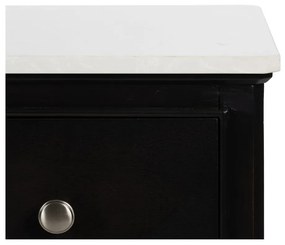 Czarna komoda 60x75,5x33 cm Mods – Ixia