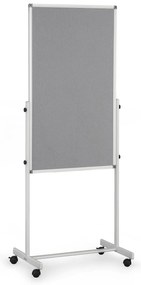 Mobilny flipchart, powierzchnia kombinowana, 1200 × 700 mm