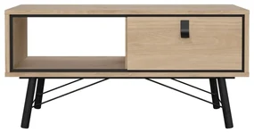 Stolik w naturalnym kolorze 48x102 cm Ry – Tvilum