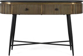 Drewniany stolik konsolowy 120 cm w stylu klasycznym i nowoczesnym - 77x120x40