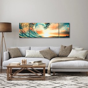 Obraz - Fala (170x50 cm)