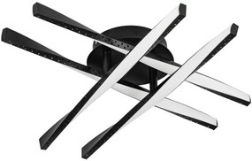 Eglo 75683 - LED lampa sufitowa ADEJE LED/19W/230V czarna