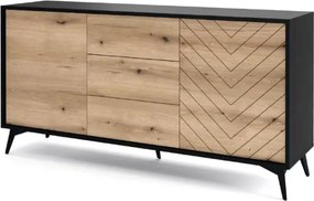Komoda Fitelia z szufladami – nowoczesna komoda do salonu loft, push to open