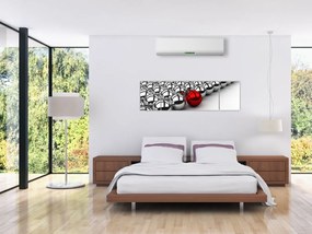 Obraz błyszczących kulek (170x50 cm)