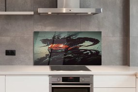 Panel nad Blat Kuchenny Ciemna Postać z Koszmaru