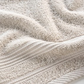 Beżowy bawełniany ręcznik frotte 30x50 cm Tendresse – douceur d'intérieur