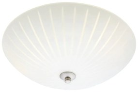 Biała lampa sufitowa ze szklanym kloszem ø 35 cm Cut – Markslöjd