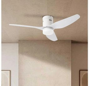 ZEVENTI - Wentylator sufitowy LED PADUA LED/18W/230V Wi-Fi Tuya biały + pilot