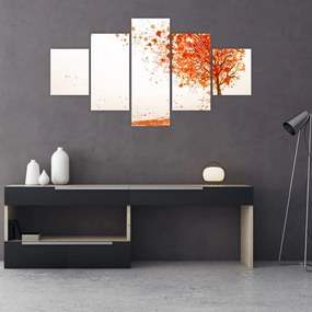 Obraz - Drzewo na wietrze (125x70 cm)