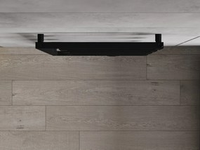 Mexen Floryda grzejnik dekoracyjny 1080 x 600 mm, 358 W, czarny - W206-1080-600-00-70