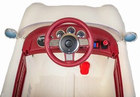 Baby Mix Elektryczny samochód dla dzieci RetroPearl, biały