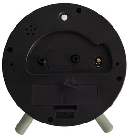 Zielony metalowy budzik Karlsson Index, ø 11 cm