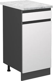 Szafka dolna do kuchni biały 40x60x81.6 r-line