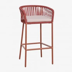 Wysoki Stołek Arhiza Dachówka Red Roof & ↑75 Cm - Sklum