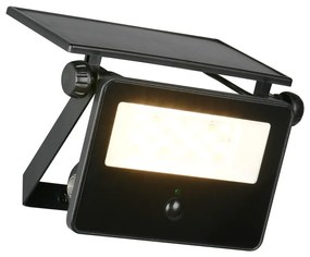 Lampa zewnętrzna ścienna LED z czujnikiem ruchu solarna (wysokość 15,5 cm) Moura – Trio