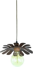 Bohemia-Design - Żyrandol na przewodzie 1xE27/60W/230V brązowy