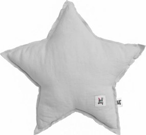 Bellamy Lniana poduszka dekoracyjna STAR STONE GRAY