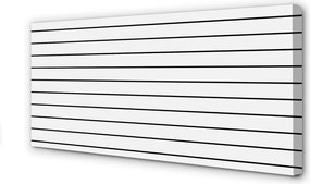 Obraz drukowany na płótnie Minimalistyczne Czarne Kreski