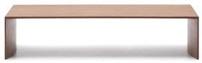 Stolik w dekorze orzecha w ciemnym naturalnym kolorze 70x140 cm Litto – Kave Home