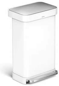 Simplehuman Pojemnik na pedały 45 l, biały, 45 l