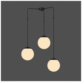 Czarna lampa wisząca Squid Lighting Efe, wys. 100 cm