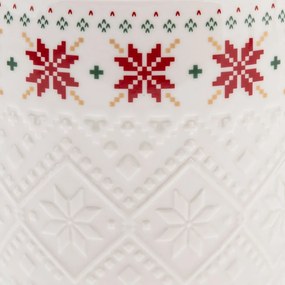 Porcelanowy kubek Pletený květ 630 ml