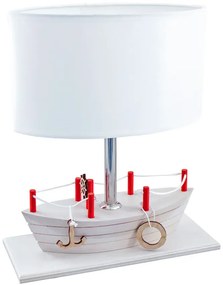 Bielona lampka nocna dla dzieci statek - 4X S184 T2-R98
