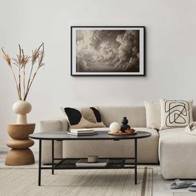 Plakat Miękka gra światła 42x29,7 cm z ramą czarną z marginesem ARTGEIST B