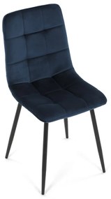 Zestaw krzeseł do jadalni CT-281 BLUE4, 4 szt.