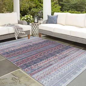 Fioletowo-szary dywan odpowiedni do prania 160x230 cm Vintage Stripe – Mila Home