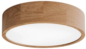 Plafon łazienkowy z czujnikiem CLEO 3xE27/24W/230V śr. 37,5 cm IP54 dąb