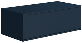 Szafka łazienkowa wisząca - kolor niebieski - 94 cm - TEANA II