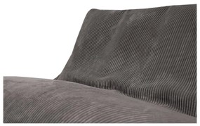 Czarny sztruksowy worek do siedzenia Sofa Seat Lounge – SLOWDOWN