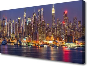 Duży obraz na płótnie Światła Wielkiego Miasta