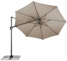 RAVENNA 330 cm - duży wahadłowy parasol ogrodowy z drążkiem bocznym : Substancja Desen - 846