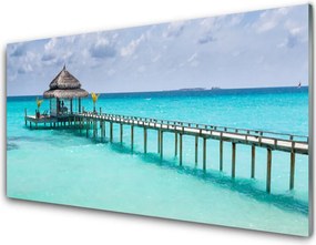 Szkło Ozdobne do Kuchni Most nad Morskim Brzegiem