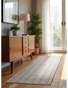 Kremowy chodnik 80x240 cm Perles Howlite – Elle Decoration