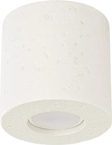 Lampa sufitowa industrialny Orbis, beton - 1 źródło - L.10 x H.10 cm - beżowy