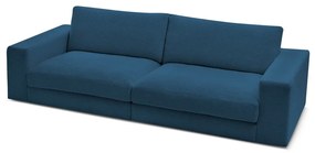 Ciemnoniebieska sztruksowa sofa 274 cm Leonard – Bobochic Paris