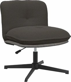 Czarny minimalistyczny fotel obrotowy D4-E44