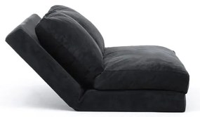 Czarna rozkładana sofa 120 cm Taida – Balcab Home