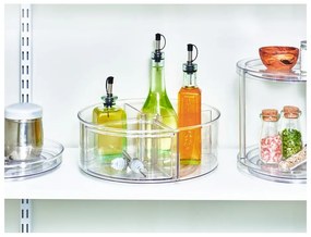 Okrągły przezroczysty pojemnik iDesign The Home Edit, Ø 29 cm