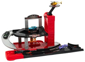Baby Mix Garage dla dzieci z helikopterem, 60 x 33x 29 cm