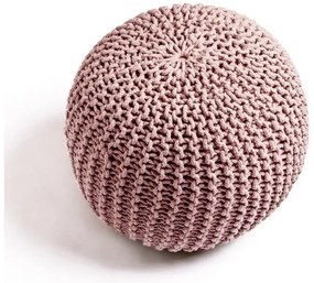 Pudroworóżowy puf Bonami Essentials Jagger