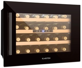Klarstein Vinsider 54cm 24 Butelki Winiarka do Zabudowy Czarny